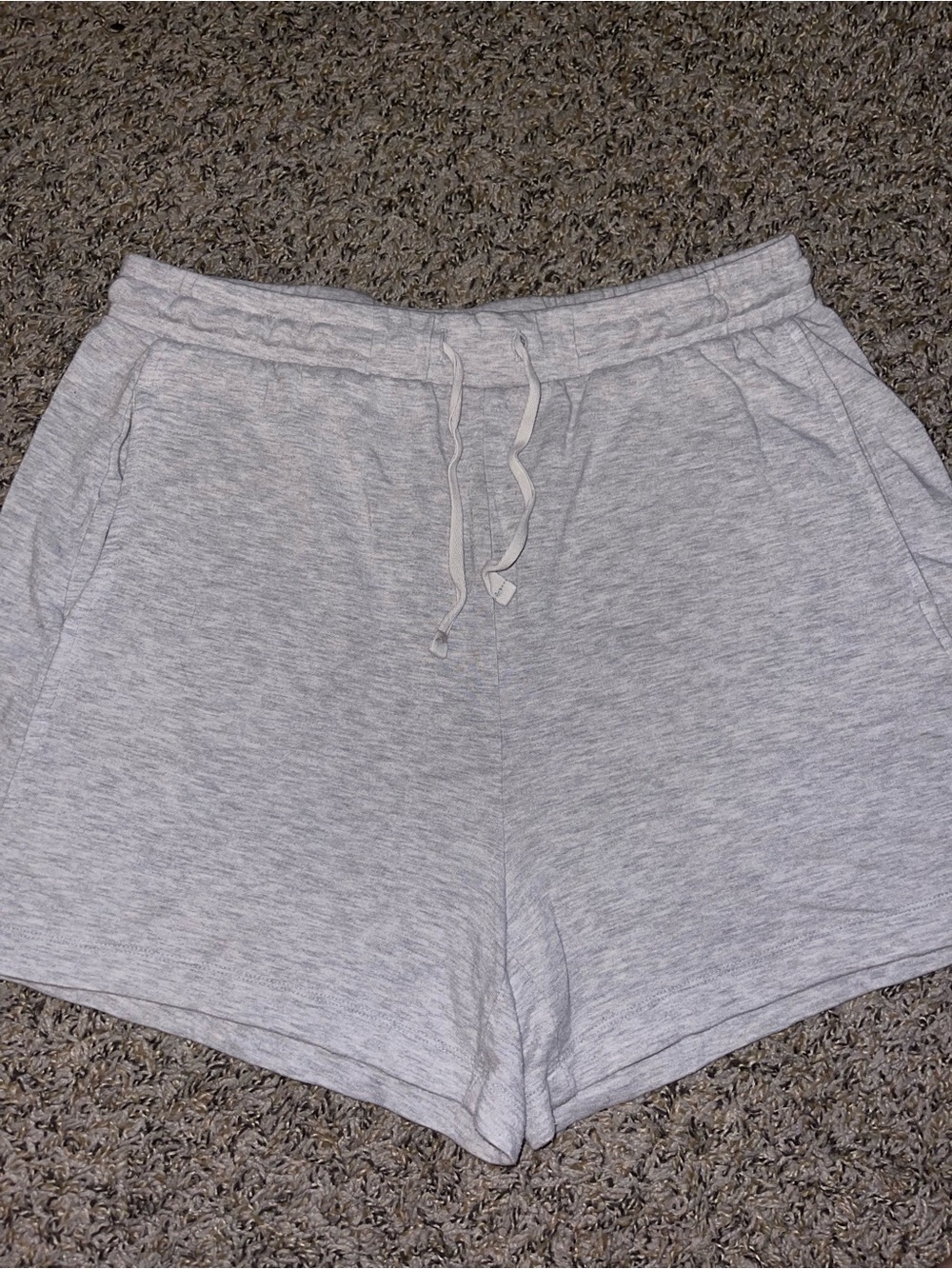 Lou & Grey Heather Gray SignatureSoft Lounge Shorts